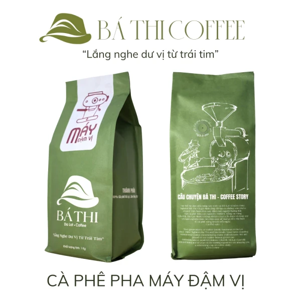Cà Phê Pha Máy - Robusta Tà Nung - Espresso Đậm Đà - BÁ THI COFFEE
