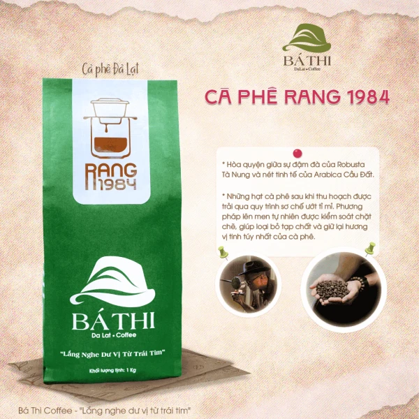 COMBO 2 GÓI PHA PHIN RANG 1984 - BÁ THI COFFEE